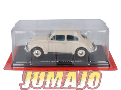 VQR55 Voiture 1/24 Hachette Roumanie : VOLKSWAGEN Beetle 1960