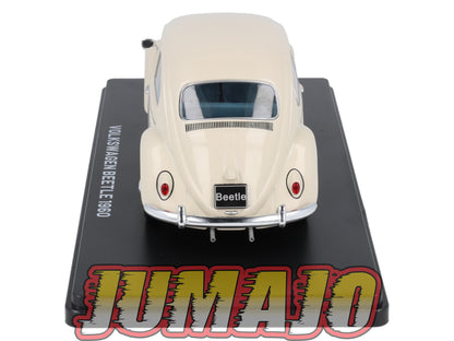 VQR55 Voiture 1/24 Hachette Roumanie : VOLKSWAGEN Beetle 1960