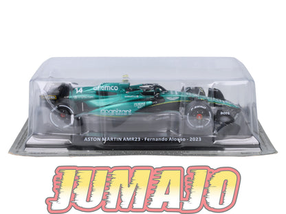 VQVC71 Voiture Course 1/24 Altaya Formule 1 ASTON MARTIN AMR23 2023 #14 F.Alonso