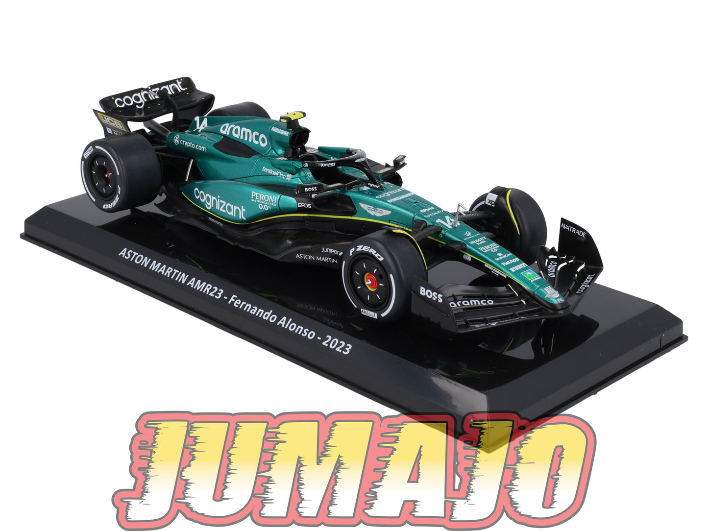 VQVC71 Voiture Course 1/24 Altaya Formule 1 ASTON MARTIN AMR23 2023 #14 F.Alonso