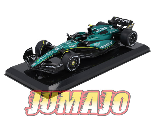 VQVC71 Voiture Course 1/24 Altaya Formule 1 ASTON MARTIN AMR23 2023 #14 F.Alonso