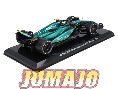 VQVC71 Voiture Course 1/24 Altaya Formule 1 ASTON MARTIN AMR23 2023 #14 F.Alonso
