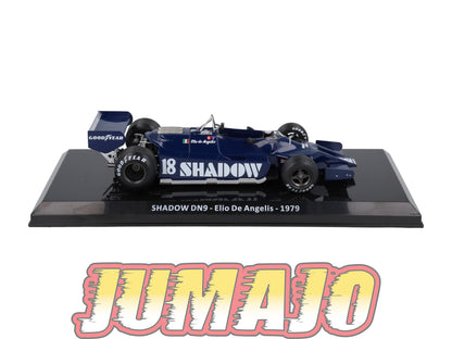 VQVC73 Voiture Course 1/24 Altaya Formule 1 SHADOW DN9 1979 #18 Elio De Angelis