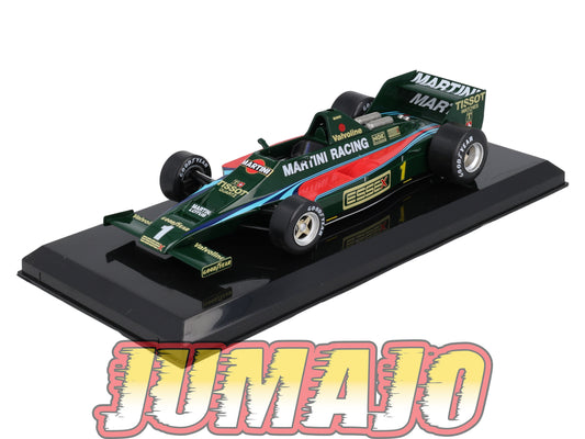 VQVC82 Voiture Course 1/24 Altaya Formule 1 LOTUS 80 Martini Racing 1979 #1 M Andretti