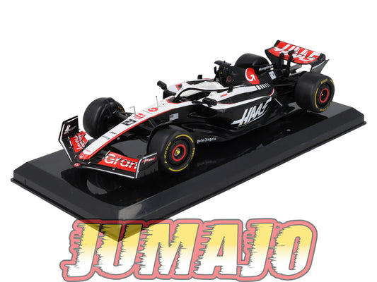 VQVC85 Voiture Course 1/24 Altaya Formule 1 HAAS VF-23 2023 K Magnussen