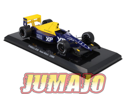 VQVC86 Voiture Course 1/24 Altaya Formule 1 TYRRELL 018 1989 #4 J Alesi