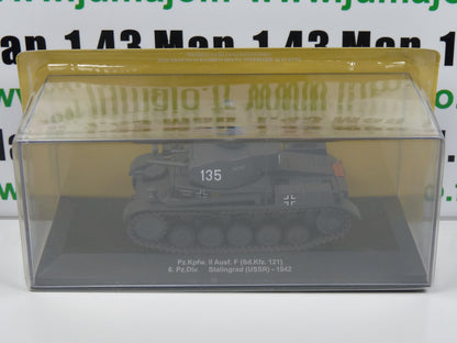 WW11 Eaglemoss 1/43 Blindés WW2 : PZ KPFW II SDKFZ 121 6 Div USSR 1942