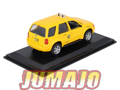 XAT21 Voiture 1/43 IXO FABBRI TAXIS DU MONDE : FORD Escape Hybrid Chicago 2005
