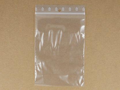 Lot de 100 sachets à fermeture zip Refermables Pochettes zip 50 µ
