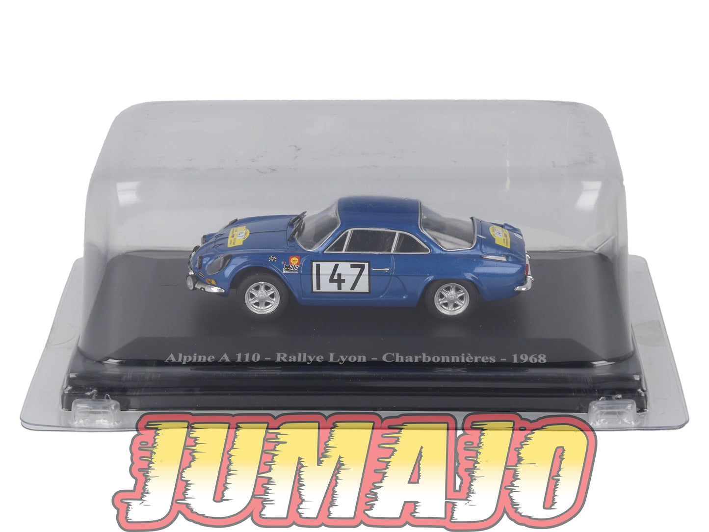 ALP19 Voiture 1/43 Eligor RENAULT Alpine A 110 Rallye Lyon Charbonnières #147 1968