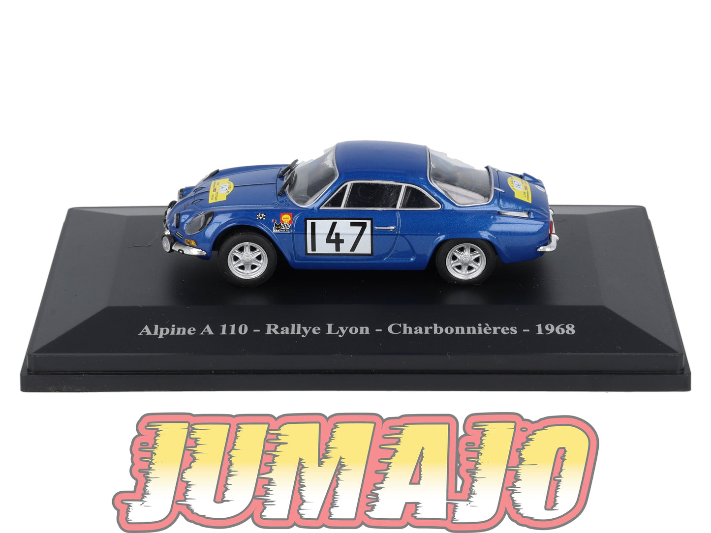 ALP19 Voiture 1/43 Eligor RENAULT Alpine A 110 Rallye Lyon Charbonnières #147 1968