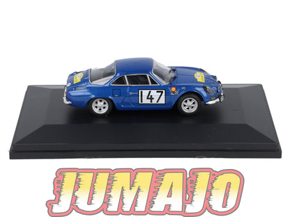 ALP19 Voiture 1/43 Eligor RENAULT Alpine A 110 Rallye Lyon Charbonnières #147 1968