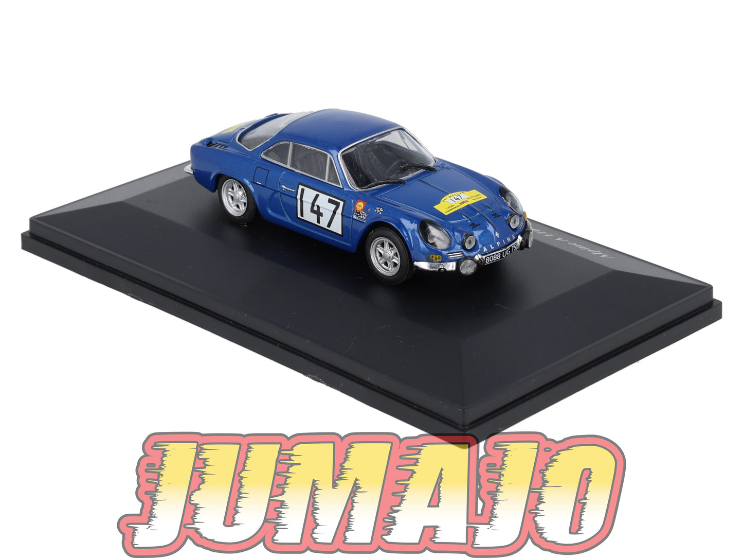 ALP19 Voiture 1/43 Eligor RENAULT Alpine A 110 Rallye Lyon Charbonnières #147 1968