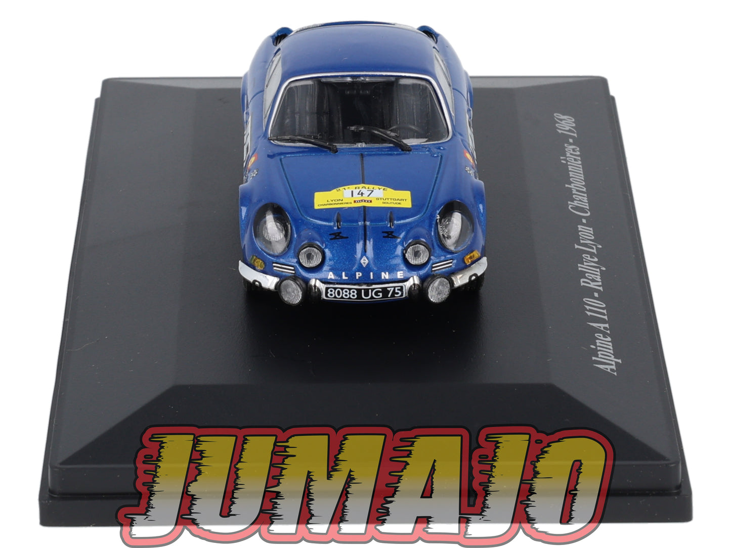ALP19 Voiture 1/43 Eligor RENAULT Alpine A 110 Rallye Lyon Charbonnières #147 1968