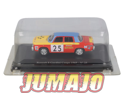 ALP66 Voiture 1/43 Eligor RENAULT 8 Gordini Coupe #25 1969