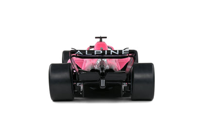 DH8801 Voiture 1/18 SOLIDO : Renault ALPINE A522 Bahrein GP 2022 #14 rose