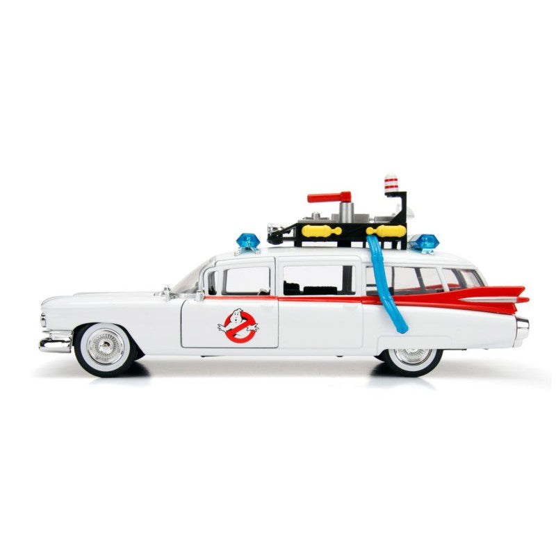 J748 Voiture 1/32 JADA Ghostbusters  : Cadillac  Ecto-1 Hollywood Rides 1959
