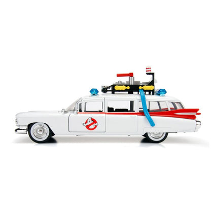 J748 Voiture 1/32 JADA Ghostbusters  : Cadillac  Ecto-1 Hollywood Rides 1959
