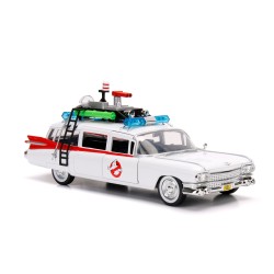 J748 Voiture 1/32 JADA Ghostbusters  : Cadillac  Ecto-1 Hollywood Rides 1959