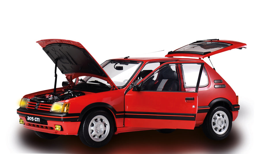 IXC7 Voiture 1/8 IXO Kit à monter : Peugeot 205 GTI 1.9 Rouge