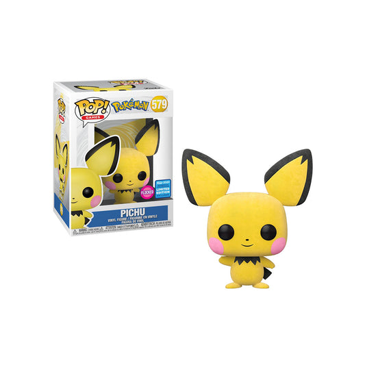 POP198 Figurine Vinyl FUNKO POP Pokemon : Pichu #579 Flocked