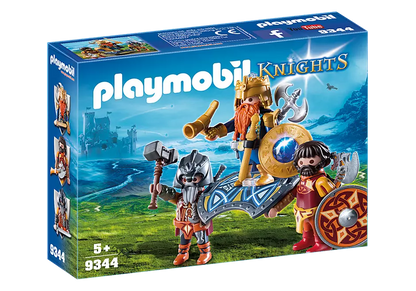 PLY43 PLAYMOBIL Knights : Roi des nains 9344