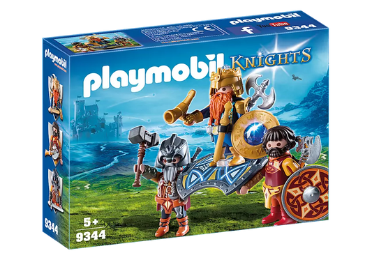 PLY43 PLAYMOBIL Knights : Roi des nains 9344