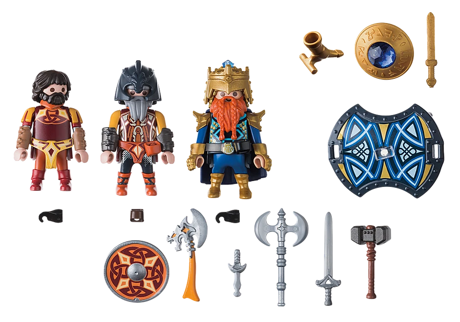 PLY43 PLAYMOBIL Knights : Roi des nains 9344