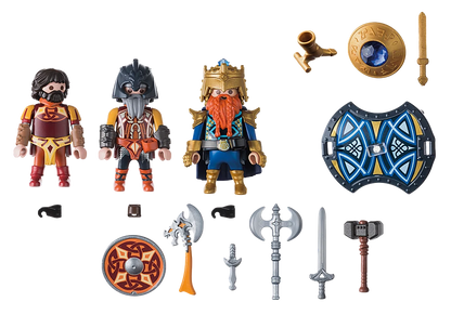 PLY43 PLAYMOBIL Knights : Roi des nains 9344