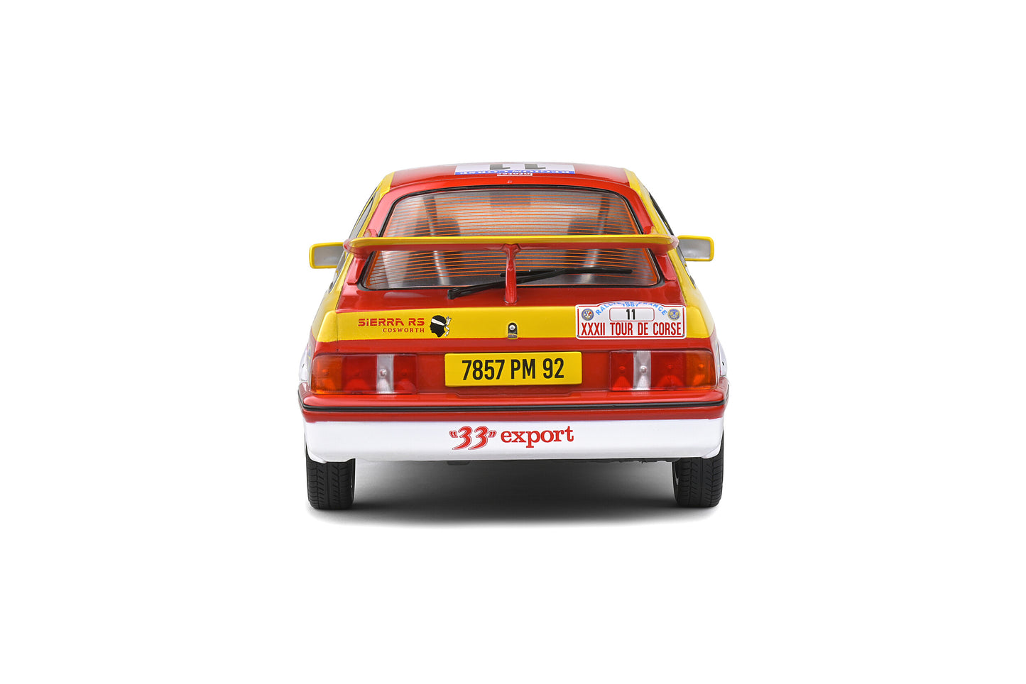 DH103 Voiture 1/18 SOLIDO FORD Sierra Cosworth 1987 #11 Tour De Corse