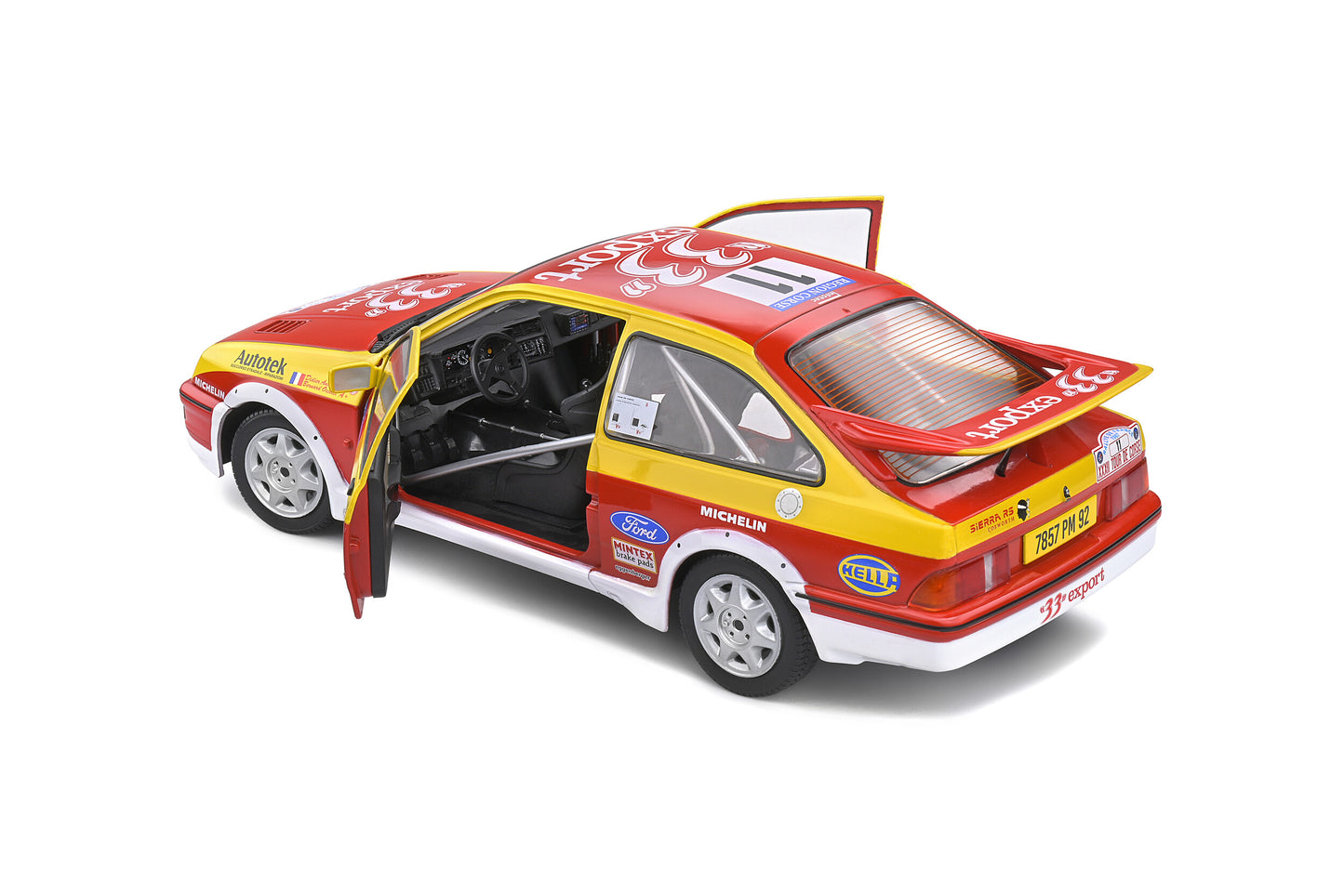 DH103 Voiture 1/18 SOLIDO FORD Sierra Cosworth 1987 #11 Tour De Corse