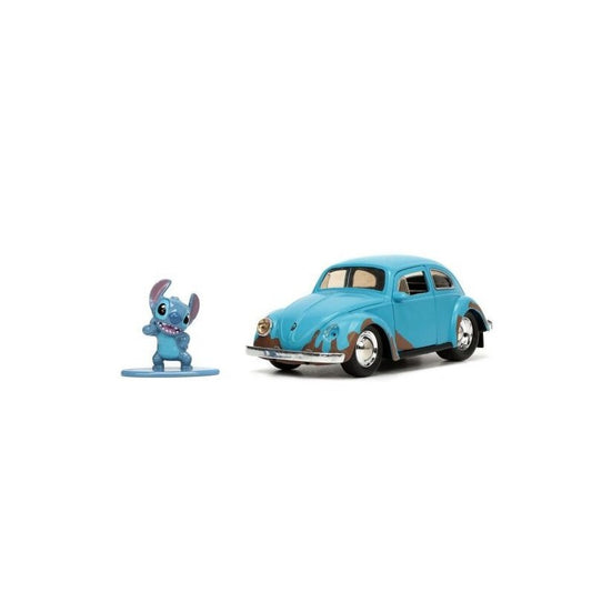 J251 Voiture 1/32 JADA Stitch  : Volkswagen Beetle 1959 Stitch