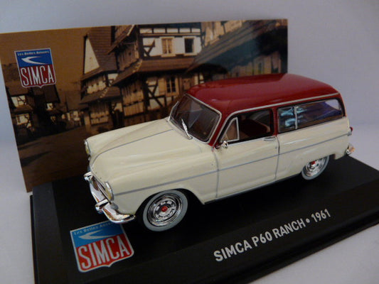 SIMZ Voiture 1/43 IXO altaya SIMCA : Simca P60 Ranch 1961