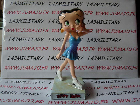 BB10 figurine Betty boop resine en blister MIB 12 cm environ : patineuse à glace