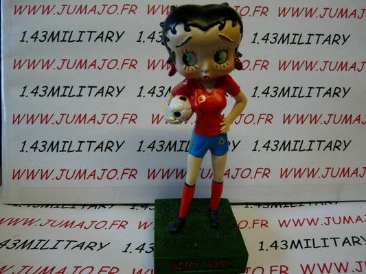 BB4 figurine Betty boop resine en blister MIB 12 cm environ : Foot Espagne
