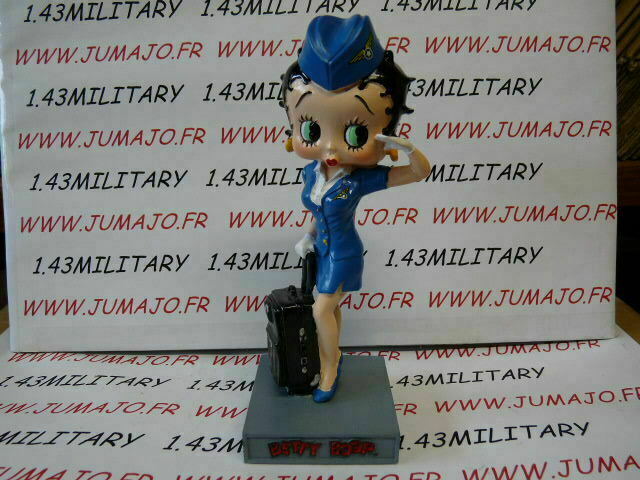 BB9 figurine Betty boop resine en blister MIB 12 cm environ : hotesse de l'air