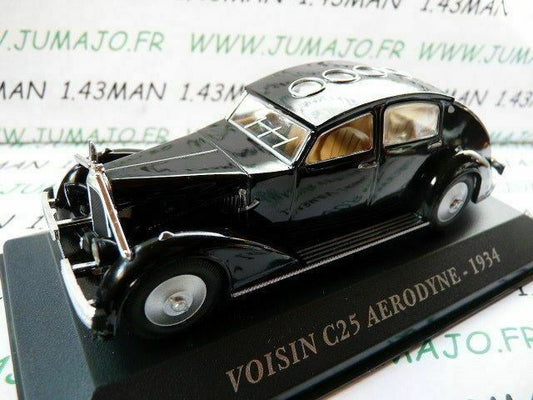 AUT23 Voiture 1/43 IXO altaya Voitures d'autrefois : VOISIN C25 Aérodyne 1934