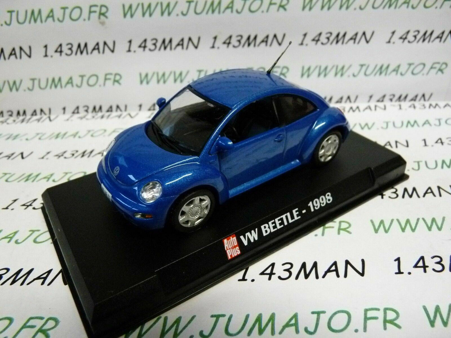 AP64 voiture 1/43 AUTOPLUS IXO : VW VOLKSWAGEN new beetle 1998 bleu