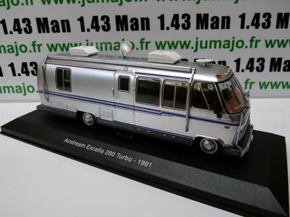 CC3 1/43 camping cars hachettes : Airstream Excella 280 turbo 1981