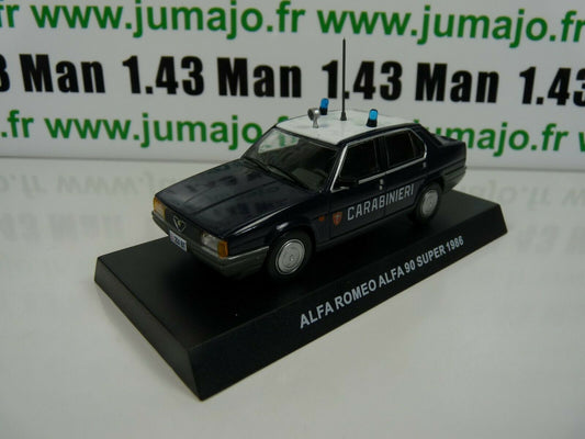 CR2 voiture 1/43 CARABINIERI : ALFA ROMEO ALFA 90 SUPER 1986