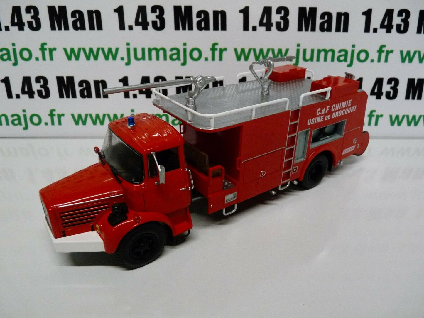 CPF26 POMPIER 1/43 altaya IXO Sides Berliet GLR extinction mousse Usine Drocourt