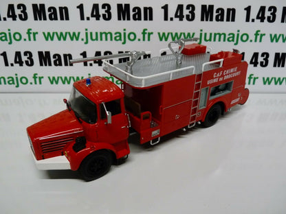 CPF26 POMPIER 1/43 altaya IXO Sides Berliet GLR extinction mousse Usine Drocourt