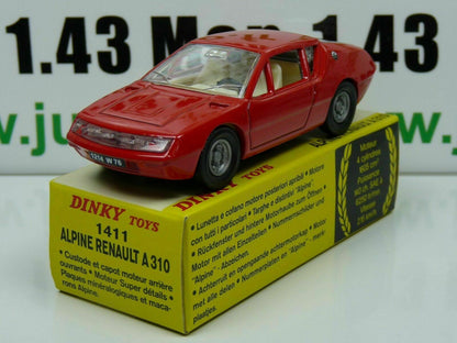 DT34 Voiture réédition DINKY TOYS atlas : 1411 Renault Alpine A310