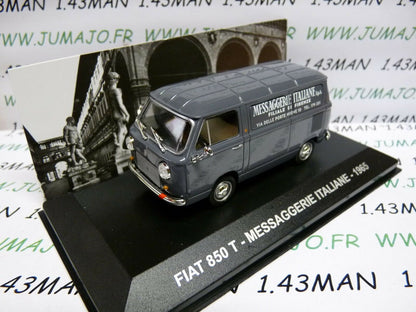 PIT47 1/43 IXO Altaya époque ITALIE : FIAT 850 T messagerie italienne 1965