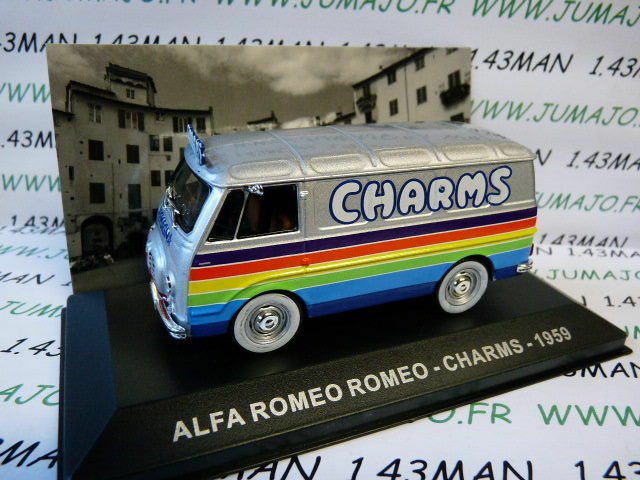 PIT69 1/43 IXO Altaya Véhicules d'époque ITALIE : ALFA ROMEO Roméo CHARMS 1959