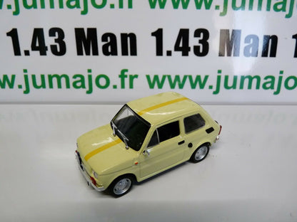 PL192 Voiture 1/43 IXO IST DeAgostini POLOGNE : FIAT 126 auto ecole NAUKA JAZDY