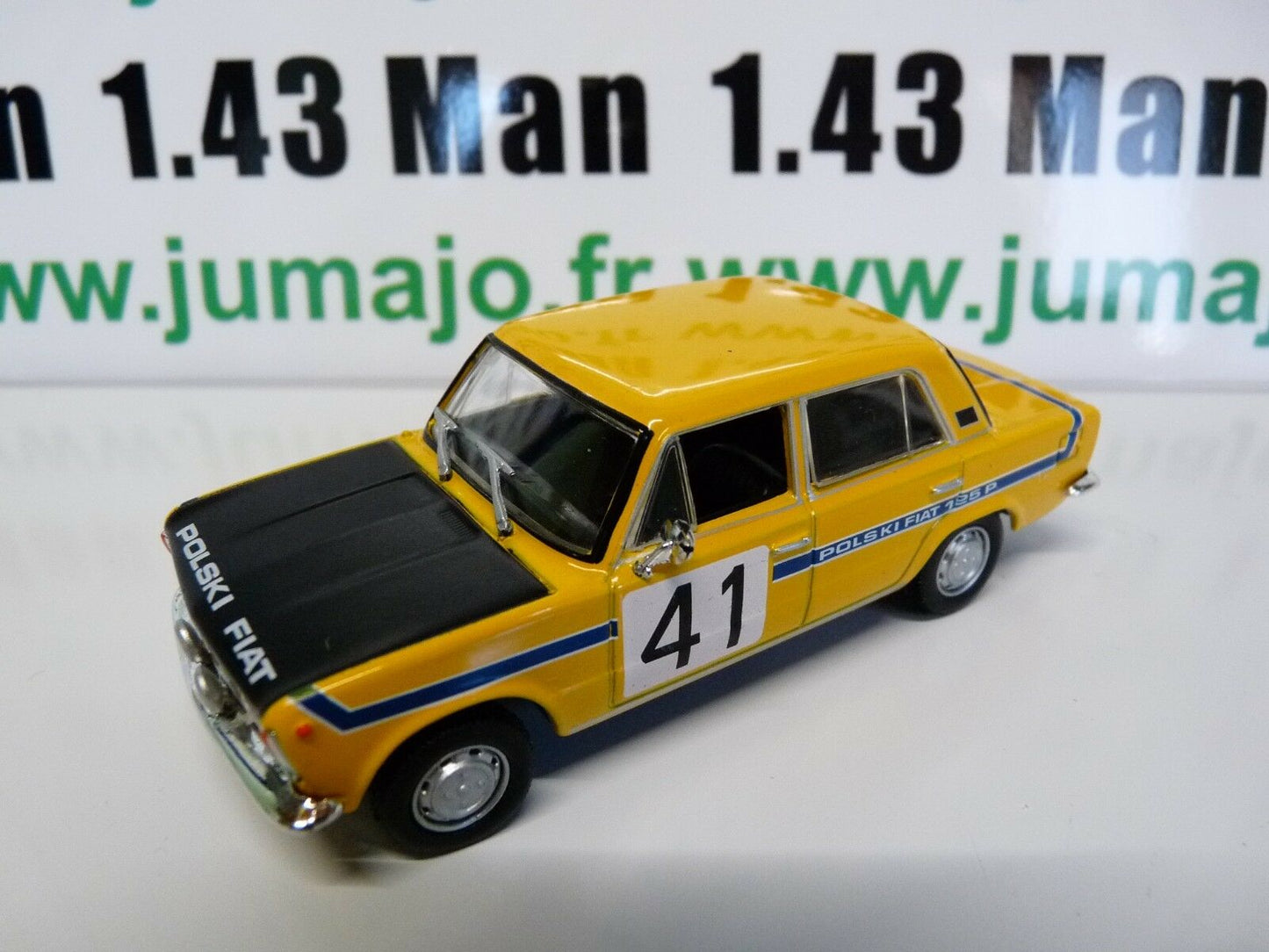 PLZ Voiture 1/43 IXO IST DeAgostini POLOGNE : FIAT 125 P Rallye Polski