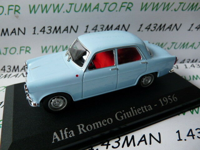 RBA17 voiture 1/43 RBA Italie IXO : ALFA ROMEO Giulietta bleu 1956
