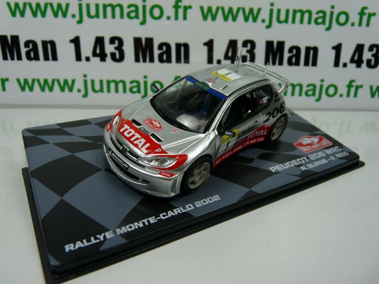 RMIT25 1/43 IXO Rallye Monte Carlo : PEUGEOT 206 WRC 2002 BURNS/REID  #1
