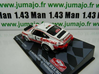 RMIT26 1/43 IXO Rallye Monte Carlo : PORSCHE 911 SC 1982 B.Waldegard #6